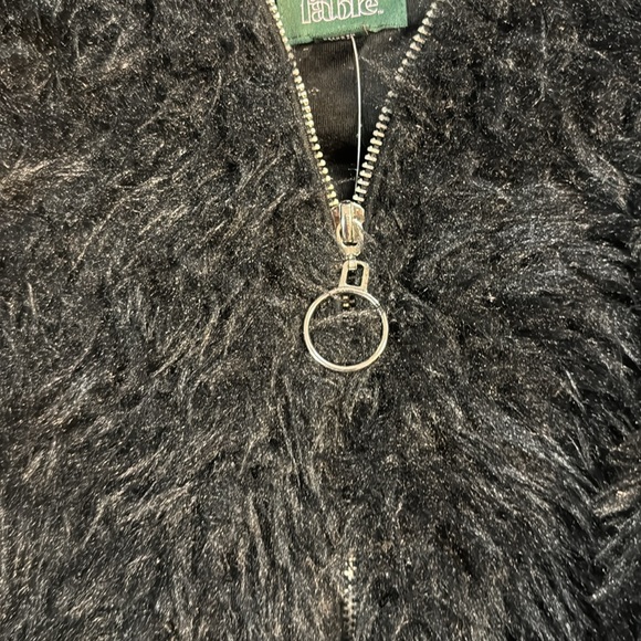 Wild fable Women's Jacket
Topper Faux Fur Long Sleeve Full
Zip Size XS Black - Picture 11 of 13